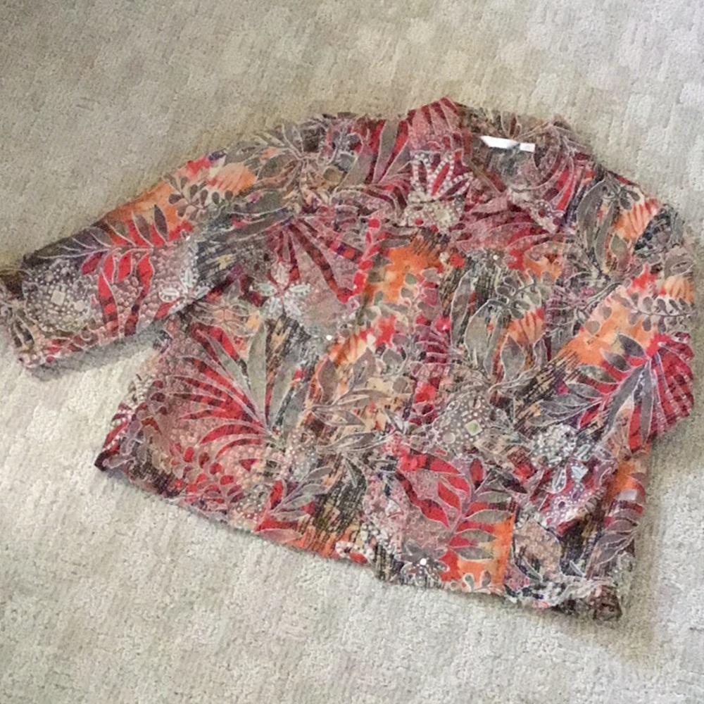 Erin Blouse Size PL Rust colors Size PL